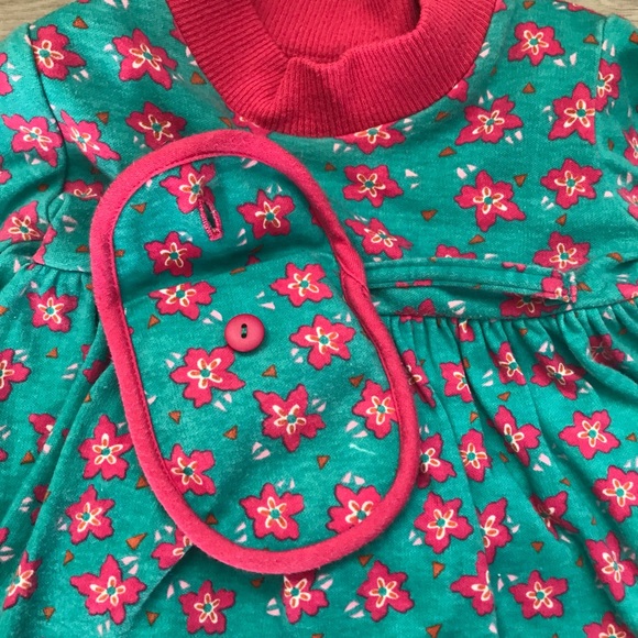 Vintage Polly Flinders Toddler Clothing Set, Pink and Turquoise Size T-2 - Picture 8 of 11